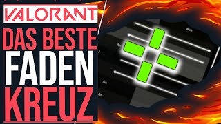 Das perfekte Fadenkreuz in VALORANT  deutsch Guide  Crosshair [upl. by Aihseyk680]