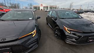 2024 Corolla SE vs XSE Exterior Comparision [upl. by Mcmaster]