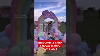 cazzu celebra a Inti su primer año Y christiannodal estuvo presente chisme videoviral shorts [upl. by Havens]