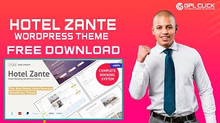 Hotel Zante Theme Free Download Latest Version  Lifetime Free Updates  GPLCLICK [upl. by Nair856]