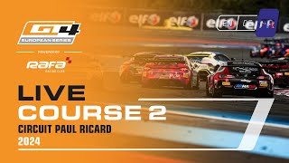 LIVE  Course 2  Circuit Paul Ricard  GT4 European Series powered by Rafa Racing Club Francais [upl. by Kylie]