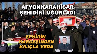 AFYONKARAHİSAR ŞEHİDİNİ UĞURLADI  Şehit Ramazan Güngör cenaze töreni [upl. by Granville]