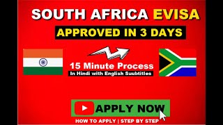 HOW TO APPLY SOUTH AFRICA EVISA from India online  South Africa E visa Evisa application process [upl. by Necyrb]