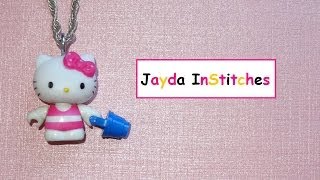 Easy Hello Kitty DIY Charm Tutorial [upl. by Nahtnanhoj]