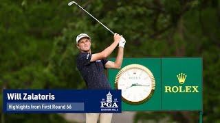 Will Zalatoris Shoots FourUnder Par 66  Round 1  PGA Championship  2022 [upl. by Dera]