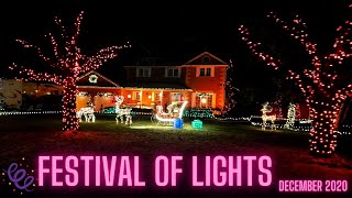 Where to see Christmas Lights in GTA  Old Scugog Road Bowmanville ON [upl. by Brittni]