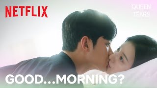 Kim Soohyun notsogoodmorning morning kiss  Queen of Tears Ep 2  Netflix ENG SUB [upl. by Loferski]