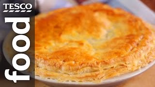 How to Make Chicken and Mushroom Pie  Tesco Food [upl. by Terrab]