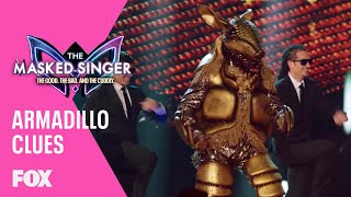 The Clues Armadillo  Season 7 Ep 4  THE MASKED SINGER [upl. by Aimerej267]