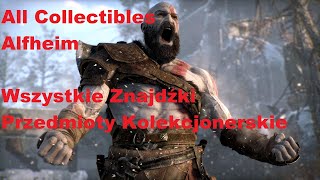 God of War All Collectibles Alfheim Wszystkie Znajdźki Przedmioty Kolekcjonerskie [upl. by Ajdan]