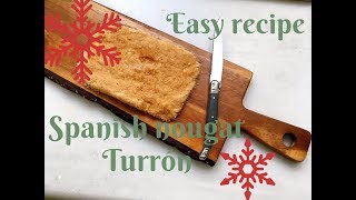 How to make a very easy version of Turrón de Jijona  turrón blando  Spanish nougat [upl. by Samira348]