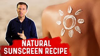 Natural Sunscreen Recipe – Dr Berg [upl. by Edina414]