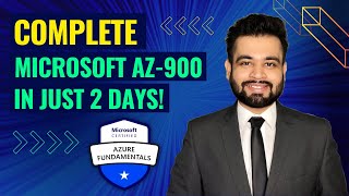 How to pass Azure Fundamentals AZ900 certification in 2 days  AZ900 complete roadmap [upl. by Nolham]