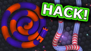 Slitherio  HACKED SKIN  Slither Secret Skin High Score Gameplay [upl. by Rammus]