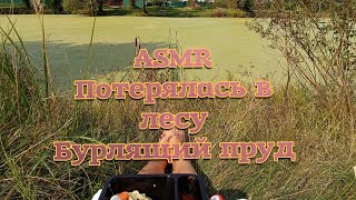 ASMR 🌿 Немного потерялась в лесу 🌳🌳🌳 Бурлящий пруд 🫧🫧 [upl. by Armin]