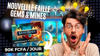 1xgames Gagner gros avec gems amp mines  Voici la failles incontournable fiables à 9999 sur 1xbet [upl. by Htiffirg]