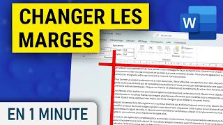 Gérer les MARGES de page dans Word [upl. by Aioj]