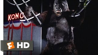 King Kong 89 Movie CLIP  An EscapeProof Cage 1976 HD [upl. by Aronid]