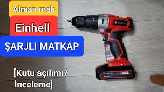 Şarjlı Matkap  Einhell TECD 182 Lİİ  Alman Malı [upl. by Fine]