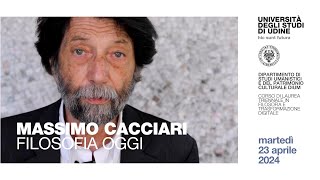 Massimo Cacciari Filosofia oggi [upl. by Issac]