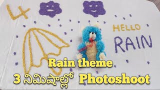 Rain theme baby photoshoot ideas at home trendingvideo trending viralvideo viral [upl. by Gilleod910]