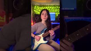 John Mayer Belief guitar solo cover  Federica Golisano [upl. by Enitsahc7]