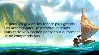 Vaiana Le bleu lumière lyrics [upl. by Vilhelmina684]