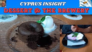 The Brewery Protaras Cyprus  Double Delish Desserts [upl. by Agon]