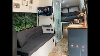 Mercedes Sprinter LWB Camper Van Conversion  Full time lapsed video [upl. by Traver]