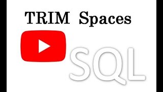 SQL LTRIM RTRIM [upl. by Doownil]