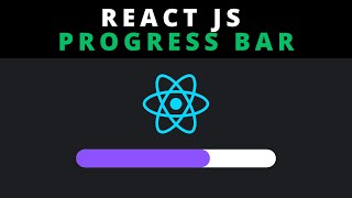 How To Create A Progress Bar In React js  Full Tutorial [upl. by Anaillil]