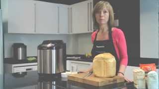 Baking bread using the rapid cycle on your Panasonic breadmaker [upl. by Rowney874]