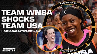 Arike Ogunbowale and Team WNBA stun Team USA in Phoenix 😮  The WrapUp [upl. by Onairot]