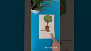 DIY “Blossoming tree” interactive card Easy paper electronics project for beginners [upl. by Troc]