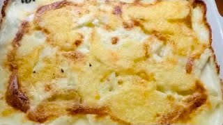 Pommes de terre au four à la crème  Gratin dauphinois style danois  Recette  145 [upl. by Tybie]