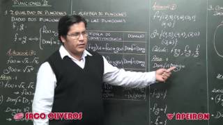 Saco Oliveros Video Clases Álgebra  Funciones III [upl. by Wiltsey]