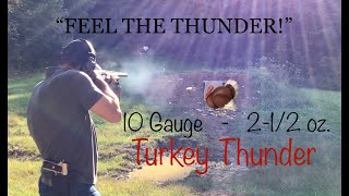 10 Gauge Turkey Load Pattern Test 212oz “Turkey Thunder” [upl. by Rogerg]