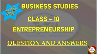 Entrepreneurial Skills Class 10 202223 ONESHOT  Class 10 IT code 402 Unit 4 [upl. by Carrew]