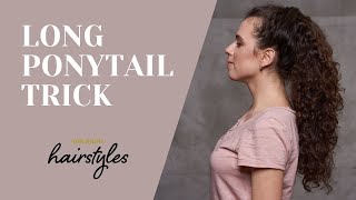 4 best easy ponytail  everyday high pony hairstyle  hairstyle for college [upl. by Frasquito]