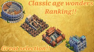 Dominations ranking all wonders in the classic age [upl. by Ryter]