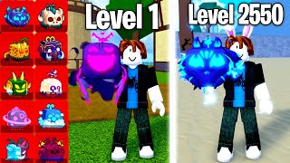 Noob To Max Level With ALL Mythical Fruits in Blox Fruits [upl. by Derril]