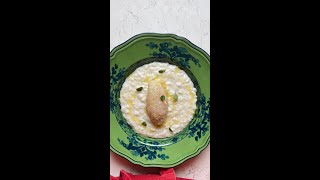 RISOTTO SCAMPI E BURRATA cremoso e avvolgente  Shorts [upl. by Lever]