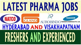 Latest Pharma Jobs in Telugu 2023  New Pharma Jobs in Vizag amp Hyderabad [upl. by Yrtsed108]