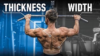 How To Train Back WIDTH vs THICKNESS Close vs Wide Grip Rows or Pullups [upl. by Brittaney]