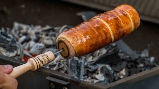 Házi kürtőskalács grillsütőn recept [upl. by Dukey]