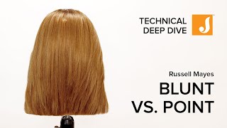 Point Cutting vs Blunt Cutting A Technical Deep Dive Hair Tutorial [upl. by Jacquie43]