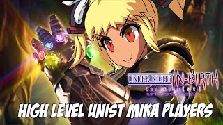 High Level UNIST Mika Matches Featuring Coolandsweet osetiun libekichi and moreUNIST PS4 [upl. by Ahsinor]