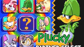 Game boy Advance Longplay 242 Tiny Toon Adventures Buster Bad Dream [upl. by Ahsirak699]