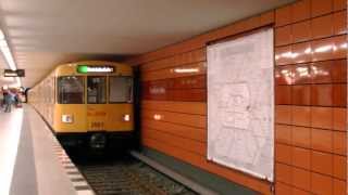 UBahn Berlin  mehrere Züge auf Betriebsfahrt in Frankfurter Allee U5 HD [upl. by Gile]