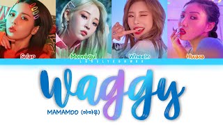 MAMAMOO 마마무 – Waggy 쟤가 걔야 Lyrics Color Coded HanRomEng [upl. by Dunson547]